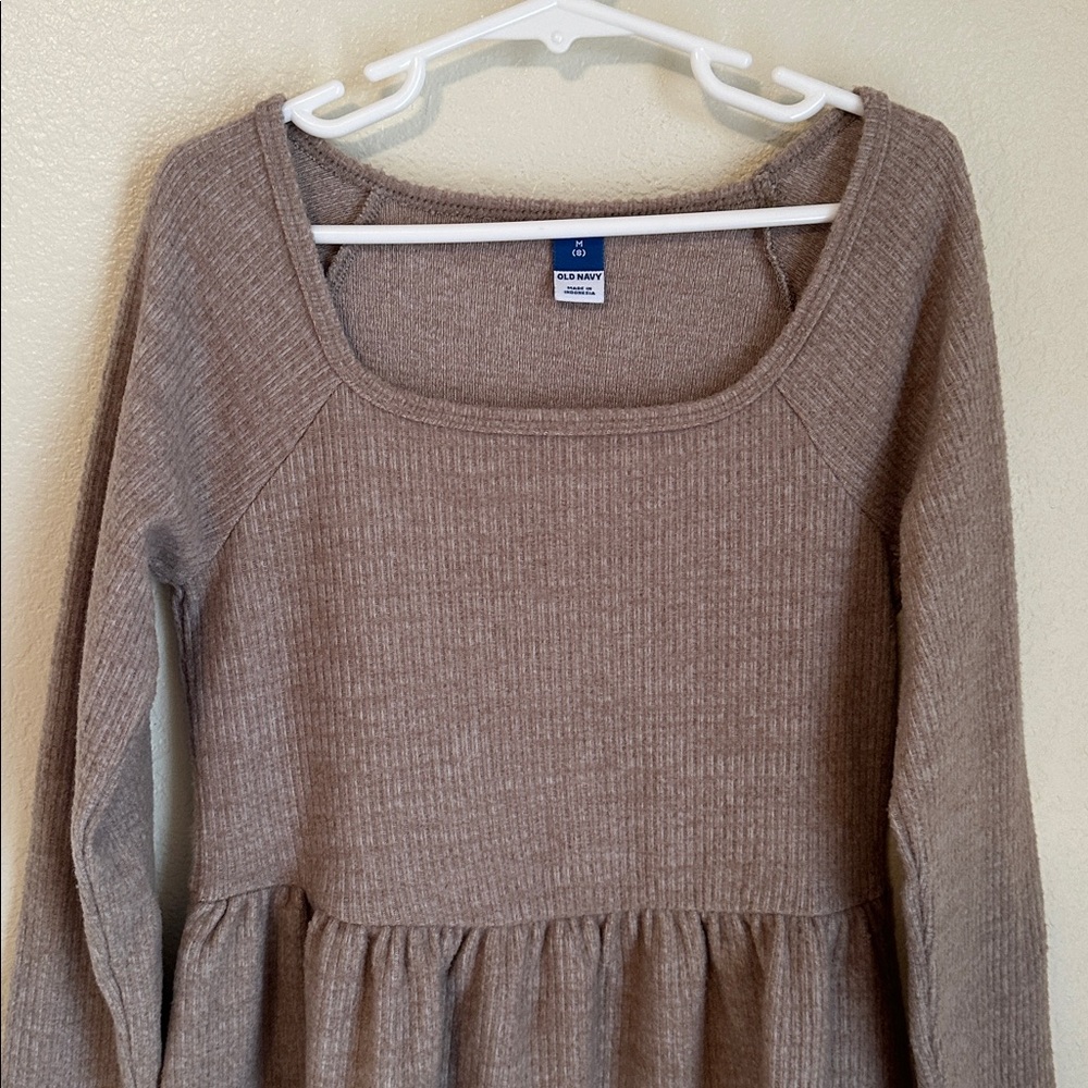 🌸Old Navy Fuzzy Ribbed Dress🌸 - Picture 3 of 9
